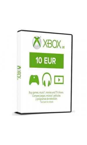 XBOX Live 10 EUR (Europe) Key Card