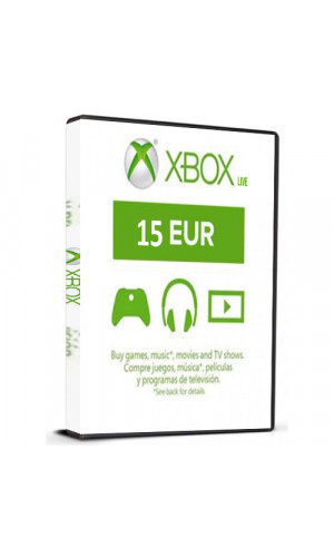 XBOX Live 15 EUR (Europe) Key Card