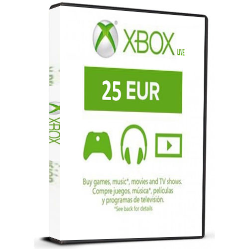 Buy XBOX Live 25 EUR (Europe) Key Card