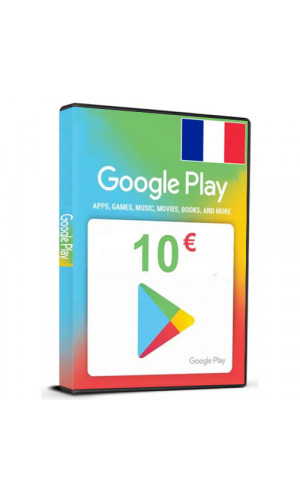 Google Play FR 10 EUR (France) Key Card