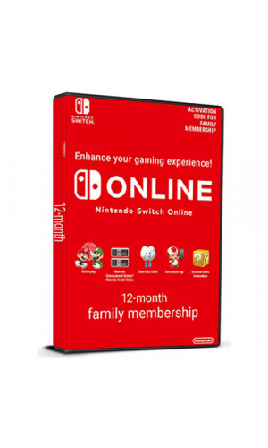 Nintendo Switch 365 Days Family Online Membership Cd Key Nintendo Switch Europe