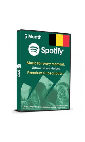 Spotify BE 6 Month (Belgium) Key Card