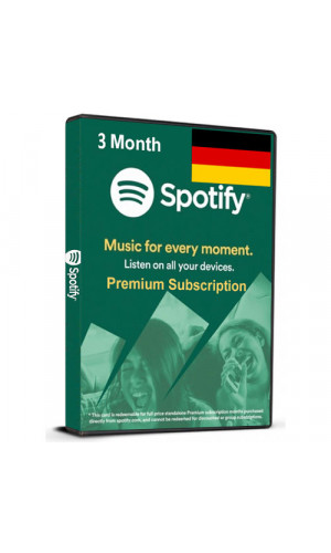 Spotify DE 3 Month (Germany) Key Card 