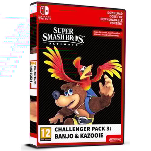 Super Smash Bros. Ultimate Challenger Pack 3: Banjo & Kazooie DLC Cd Key Nintendo Switch Digital Europe