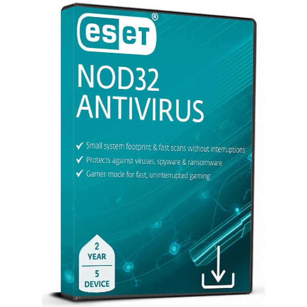 Buy ESET NOD32 Antivirus (2 Years - 5 Devices) Cd Key Global