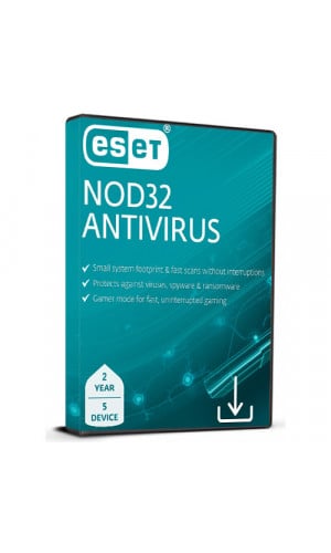 ESET NOD32 Antivirus (2 Years - 5 Devices) Cd Key Global