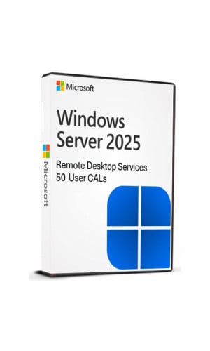 Windows Server 2025 Remote Desktop Services 50 USER Connections Cd Key Global