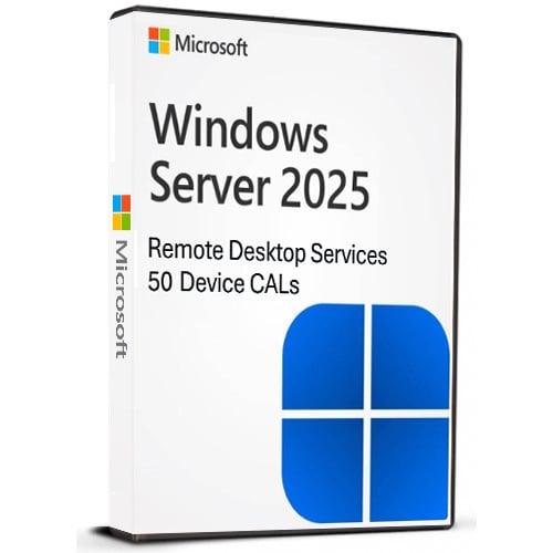 Windows Server 2025 Remote Desktop Services 50 DEVICE Connections Cd Key Global