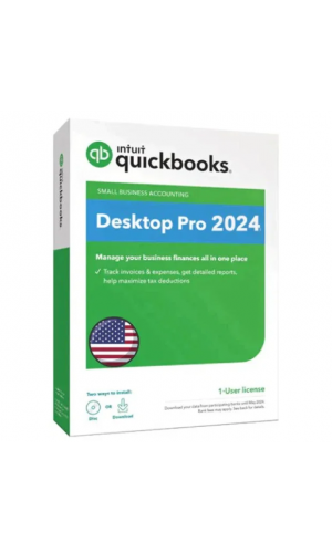 Intuit QuickBooks Desktop Pro 2024 Lifetime For Windows US