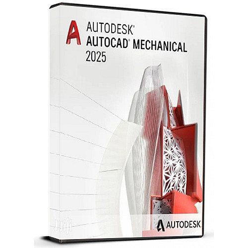 Autodesk AutoCAD Mechanical 2025 For Windows 1 Device 1 Year License Global
