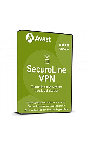 Avast SecureLine VPN (1 Year / 10 Devices License) (Subscription / Global) Avast SecureLine VPN (1 Year / 10 Devices License) (Subscription / Global)