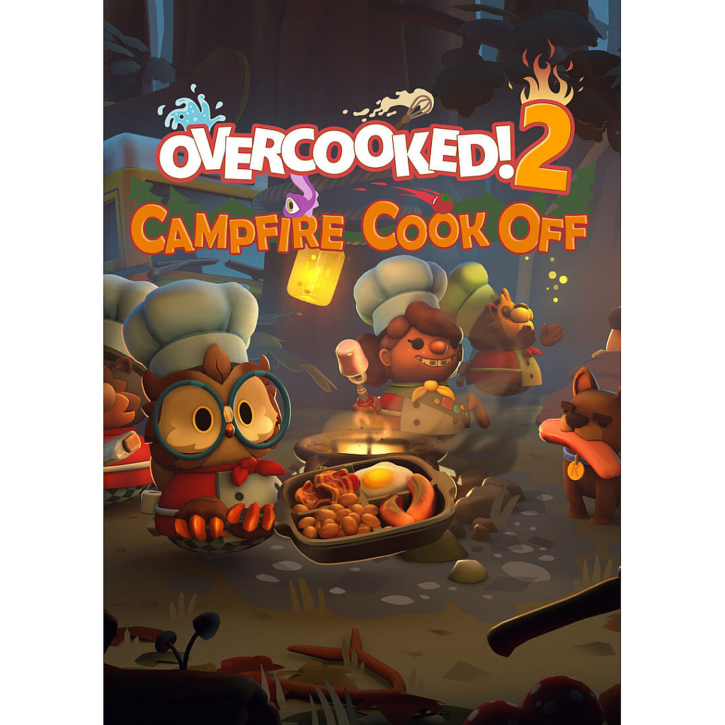 Over Cooked Key Visual Overcooked! 2 - Campfire Cook Off (PC Steam Key / Global) | Instant ...