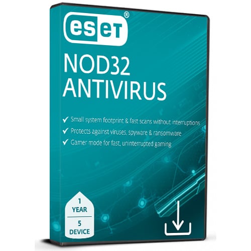 ESET NOD32 Antivirus (1 Year - 5 Devices) Cd Key Global