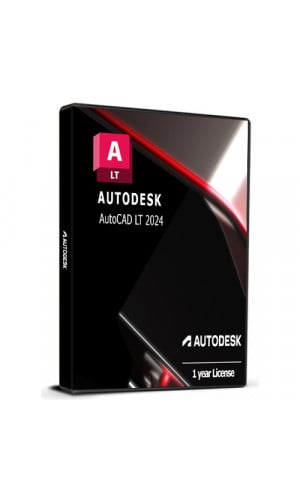 Autodesk AutoCAD LT 2024 for Windows 1 Device 1 Year License Global