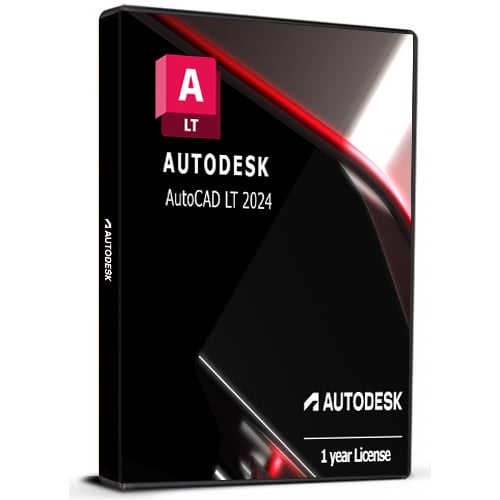 Autodesk AutoCAD LT 2024 for Windows 1 Device 1 Year License Global