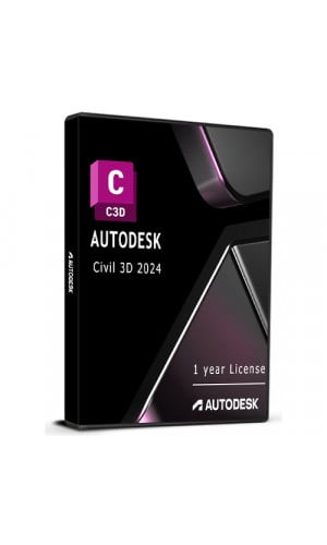 Autodesk Civil 3D 2024 for Windows 1 Device 1 Year License Global