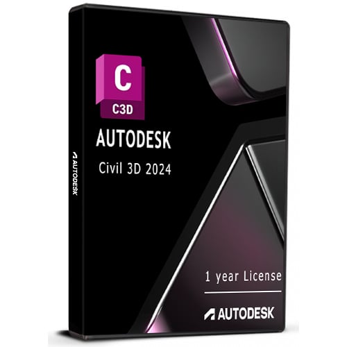 Autodesk Civil 3D 2024 for Windows 1 Device 1 Year License Global