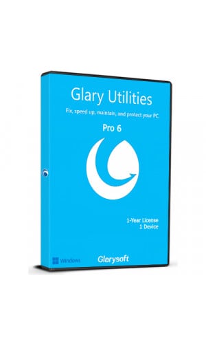 Glary Utilities Pro 6 (Windows) 1 Device 1 Year Cd Key Global