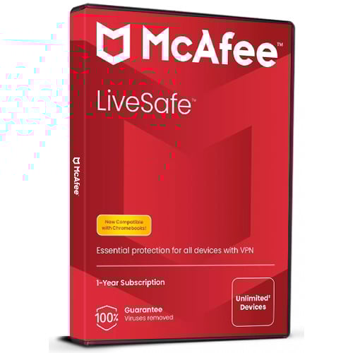 McAfee LiveSafe - Unlimited Devices 1 Year Cd Key Global