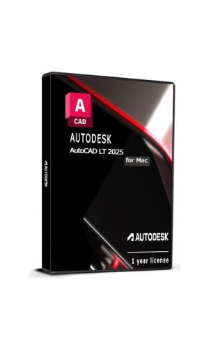 Autodesk AutoCAD LT 2025 for Mac 1 Device 1 Year License Global