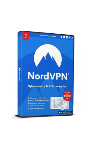 NordVPN Standard 1-Year VPN & Cybersecurity Software For 6 Devices Cd Key Global