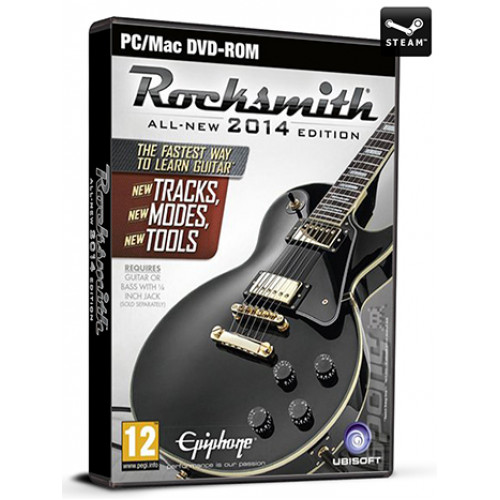 DISC Rocksmith 2014 Xbox 360 + 3/4 LA Electric Guitar, Blue