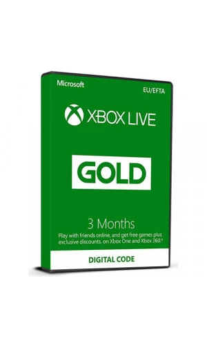 Xbox Live 3 Month GOLD EU Time Card Cd Key Xbox Live 3 Month GOLD EU Time Card Cd Key