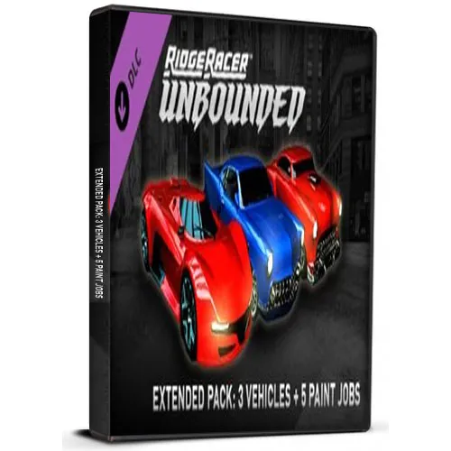 Ridge Racer Unbounded Extended Pack - 3 Vehicles + 5 Paint Jobs (PC Steam Key / Europe)