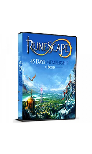 Runescape 45 Days Time Card + 1 Bond Cd Key Runscape Europe