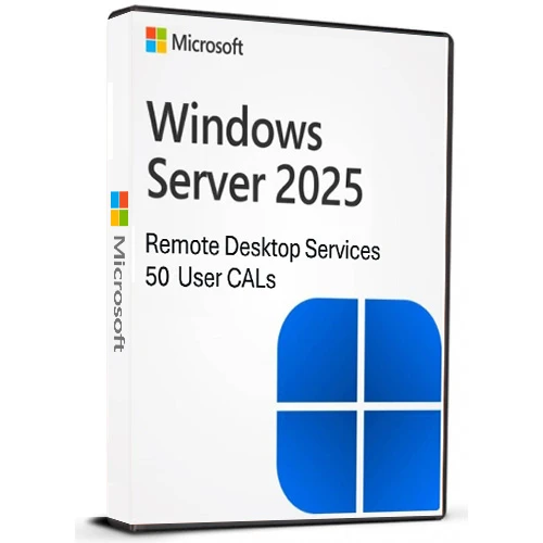 Windows Server 2025 Remote Desktop Services 50 USER Connections Cd Key Global