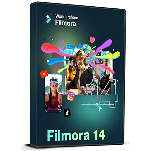 Wondershare Filmora 14 Video-Editor (1 PC / Windows) (Lebenslange Lizenz / Global)