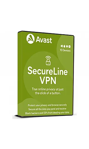 Avast SecureLine VPN (1 Year / 10 Devices License) (Subscription / Global)