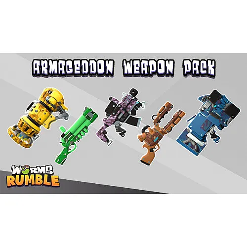 Worms Rumble – Armageddon-Waffen-Skin-Pack (PC Steam-Key / Global)