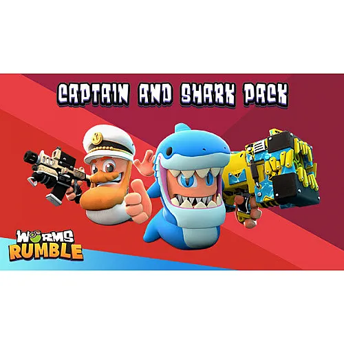 Worms Rumble – Captain- und Shark-Doppelpack (PC Steam Key / Global)
