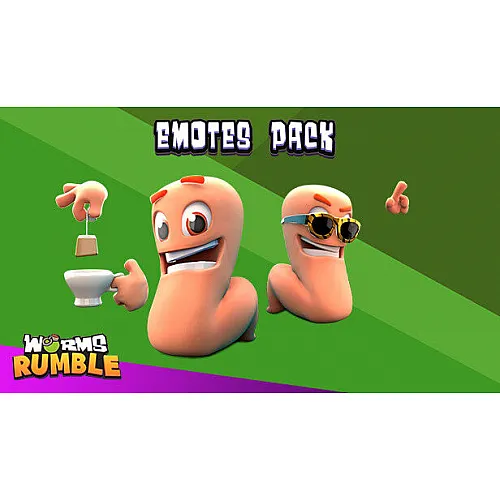 Worms Rumble - Πακέτο Emotes (Κλειδί PC Steam / Global)