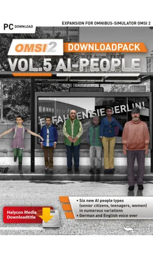 OMSI 2 Add-on Downloadpack Vol. 5 – KI-Menschen DLC (PC Steam Key / Global) OMSI 2 Add-on Downloadpack Vol. 5 – KI-Menschen DLC (PC Steam Key / Global)