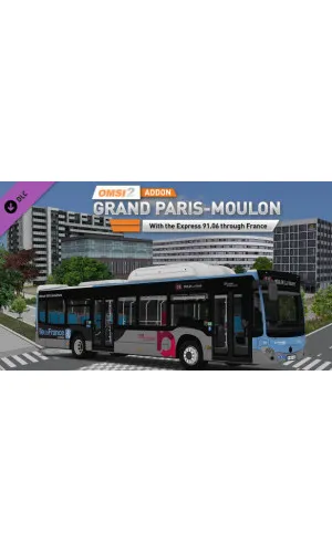 OMSI 2 Add-on Grand Paris-Moulon DLC (PC Steam Key / Global) OMSI 2 Add-on Grand Paris-Moulon DLC (PC Steam Key / Global)