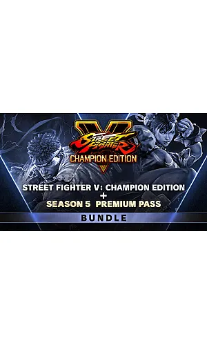 Street Fighter V: Champion Edition + Season 5 Premium Pass Bundle (PC Steam Key / Europe) Street Fighter V: Champion Edition + Season 5 Premium Pass Bundle (PC Steam Key / Europe)