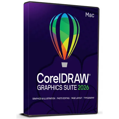 Pakiet graficzny CorelDRAW Graphics Suite 2026 (Mac) (licencja na całe życie – Global)