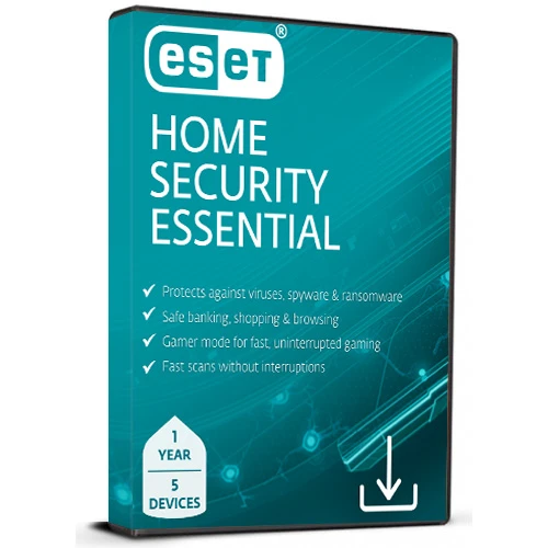ESET Home Security Essential (1 Jahr / Lizenz für 5 Geräte) (Abonnement / Global)