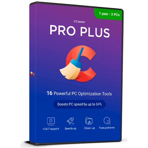 CCleaner Professional Plus 1 Year 3 Devices Global for Windows