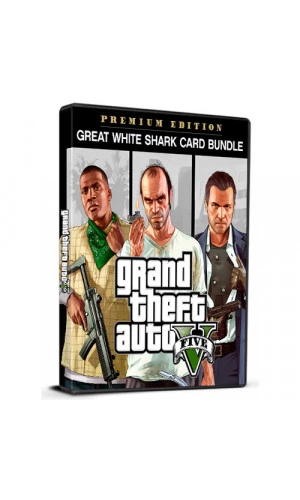 GTA V Premium Online Edition & GREAT WHITE SHARK CARD BUNDLE Rockstar Global GTA V Premium Online Edition & GREAT WHITE SHARK CARD BUNDLE Rockstar Global