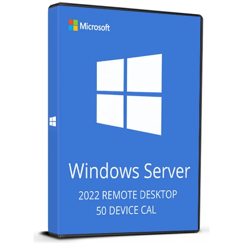 Microsoft Windows Server 2022 RDP-Dienste 50 Geräte (Lebenslange Lizenz / Global)