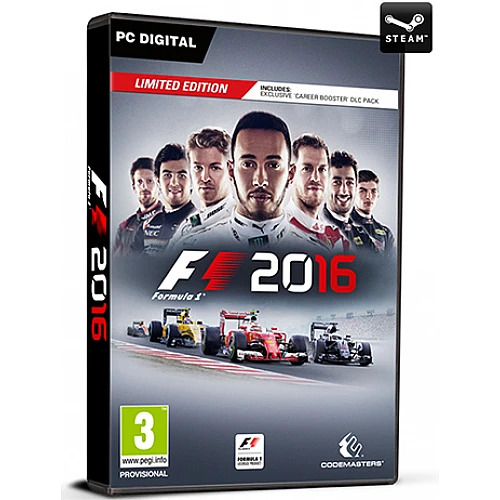 F1 2016 Edición Limitada (PC, clave Steam / Global)