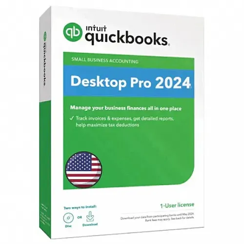 Intuit QuickBooks Desktop Pro 2024 (Windows) (Lebenslange Lizenz / USA)