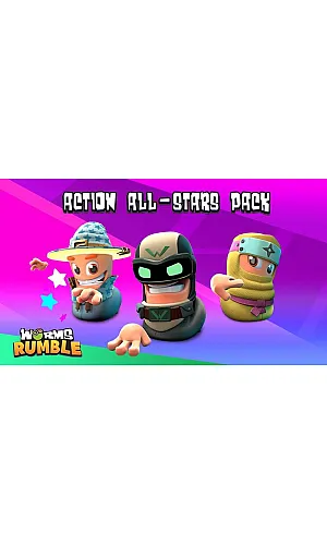 Worms Rumble - Action All-Stars Pack (PC Steam Key / Global) Worms Rumble - Action All-Stars Pack (PC Steam Key / Global)