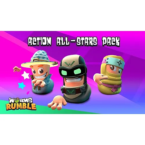 Worms Rumble – Action All-Stars Pack (PC Steam Key / Global)