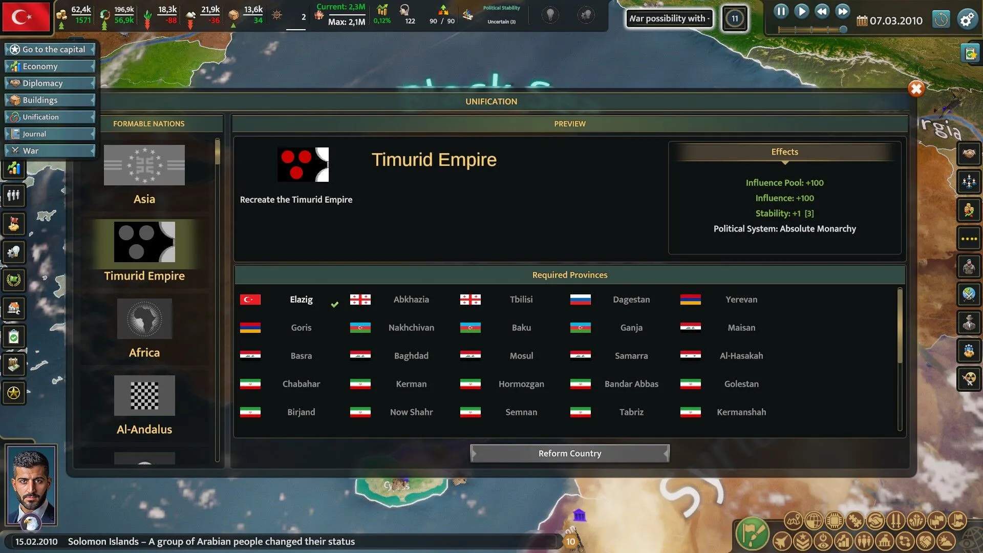 Realpolitiks 3: Earth and Beyond (PC Steam Key / Global)