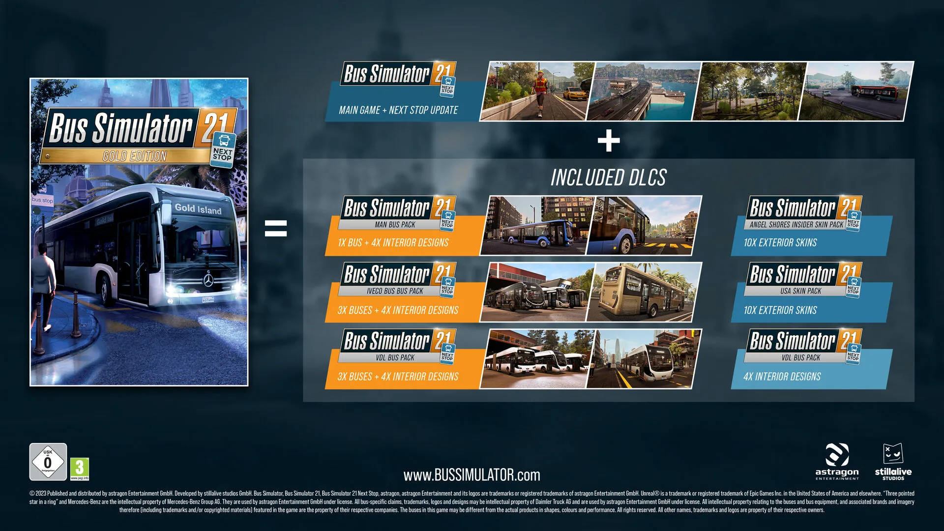 Bus Simulator 21 Next Stop – Gold Sürüm (PC Steam Anahtarı / Global)