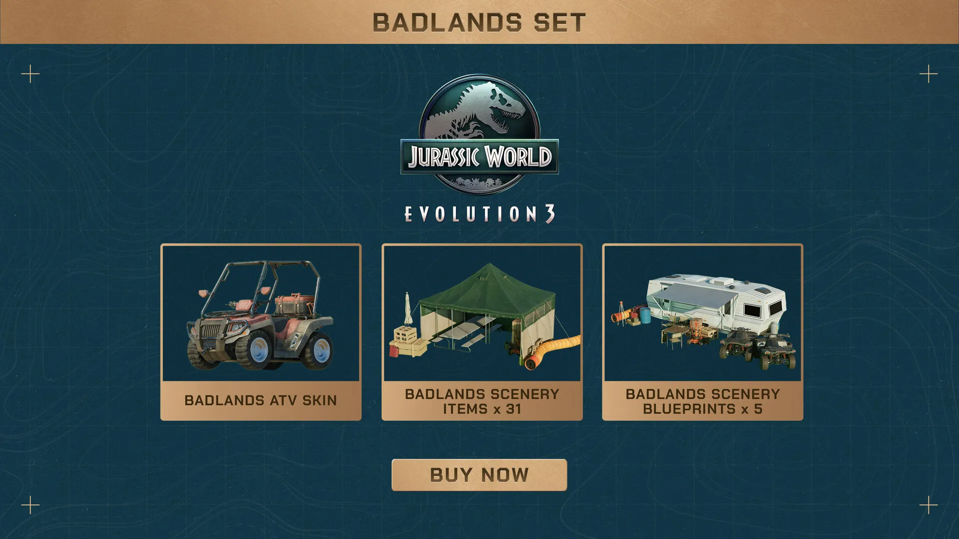 Jurassic World Evolution 3: Badlands-Set (PC Steam Schlüssel / Global)